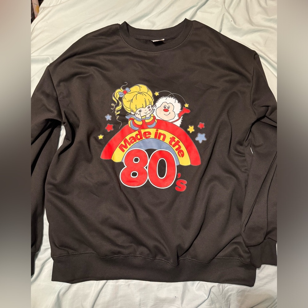 Rainbow Brite Made In The 80s Crewneck Sweatshirt Womens Medium NWOT